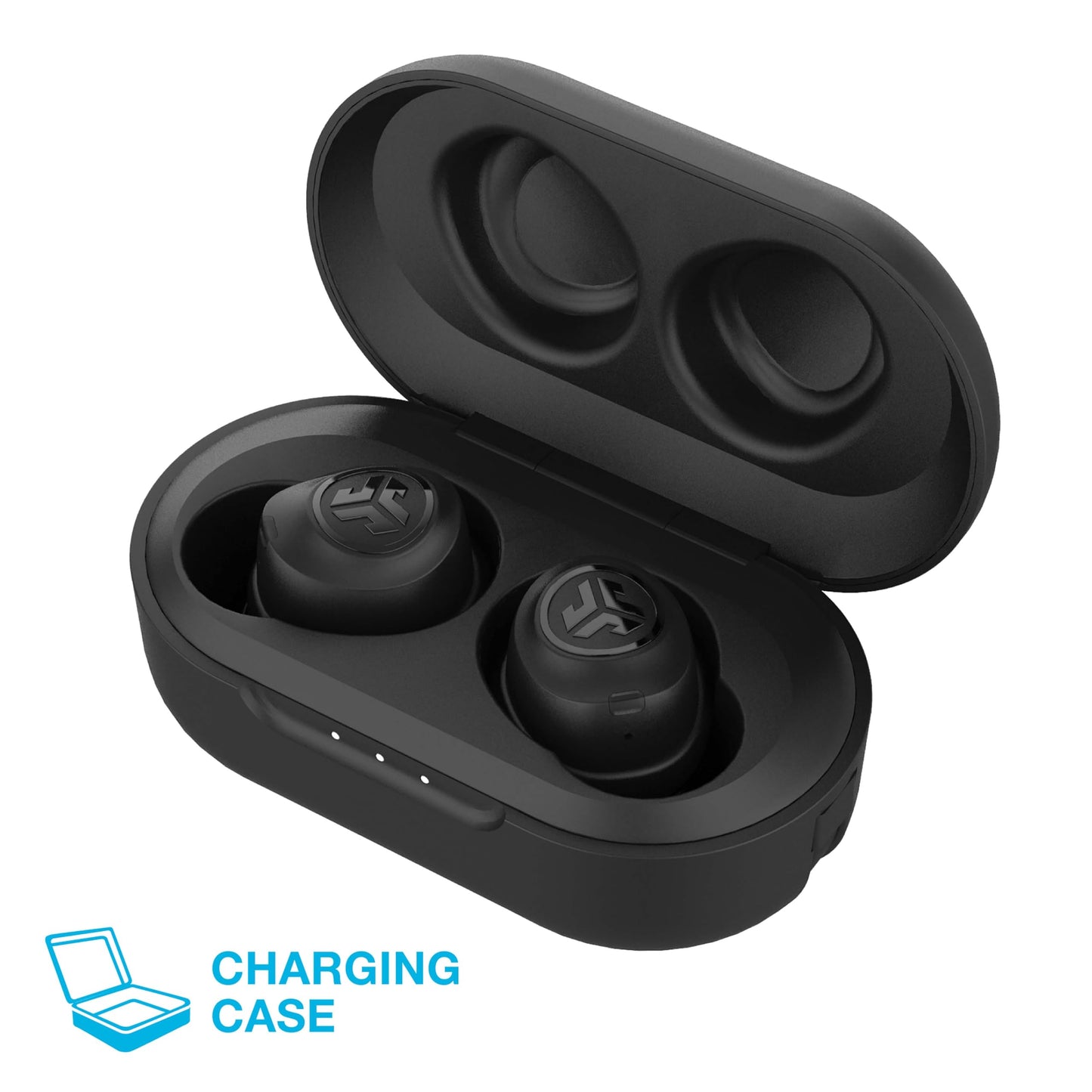 JLab JBuds Air ANC True Wireless Earbuds, Black, Smart ANC, Movie Mode, Dual Connect, Long Battery Life