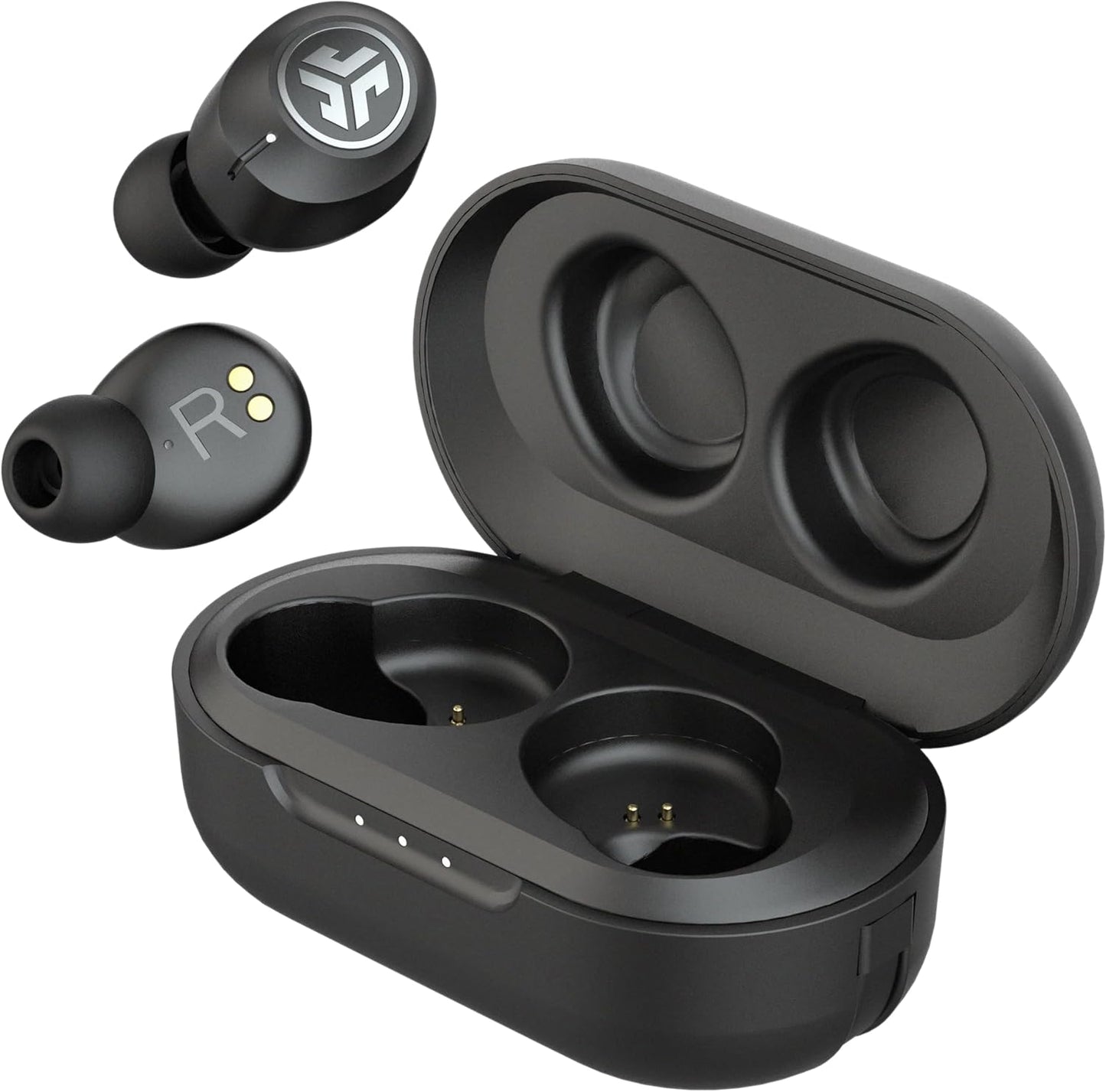 JLab JBuds Air ANC True Wireless Earbuds, Black, Smart ANC, Movie Mode, Dual Connect, Long Battery Life