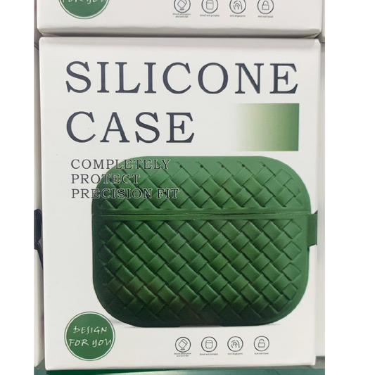 Silicon Weave Pattern Case/Cover - Protection and Style for your airpods