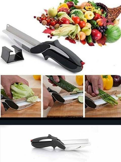 Clever Cutter 2-in-1 Knife & Cutting Board – Quickly Chops Your Favorite Fruits | Replace your Kitchen Knives and Cutting Boards